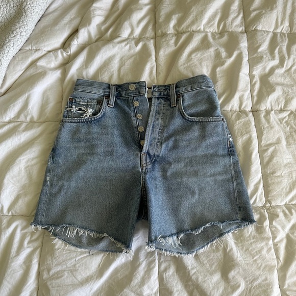 BNWOT Aritzia Agolde Parker Shorts - Picture 1 of 3